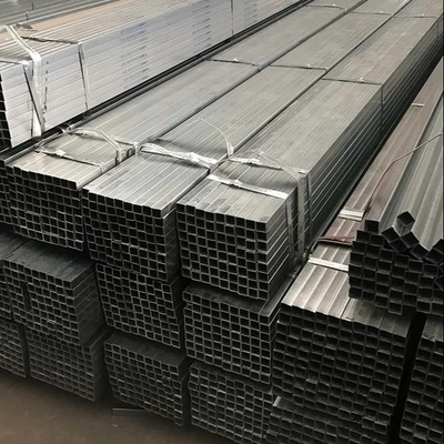 قیمت خوب لوله مربع توخالی 50 میلی متر * 50 میلی متر 304 316 لیتری بدون درز از فولاد ضد زنگ سیاه و سفید برای تزئین آنلاین