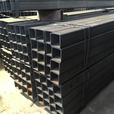 Good price لوله فلزی بدون درز Q235 A53 درجه B انتهای ساده مربع مشکی آنلاین