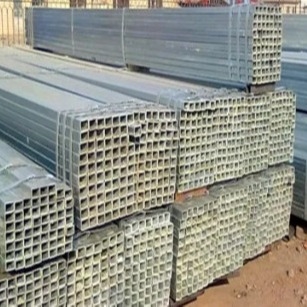 Good price لوله فولادی مربع مستطیل شکل 3 اینچی توخالی گالوانیزه آنودایز شده مشکی آنلاین