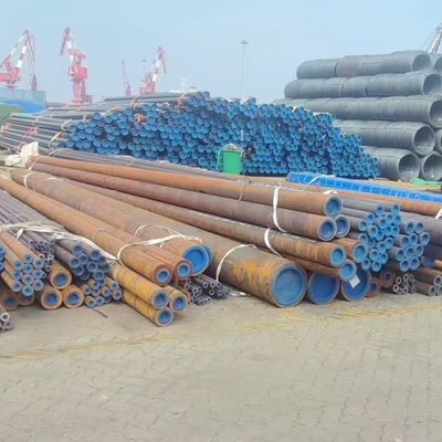 لوله فولادی کربن بدون درز ASTM A106B با طول 6-12 متر گالوانیزه