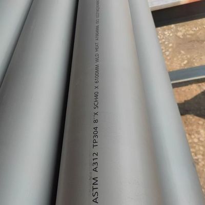 قیمت خوب 304 316 316L  Acid-washed Matte Seamless Stainless Steel Pipe For Drinking Water Transportation آنلاین