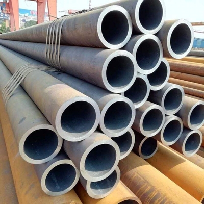Good price SA106 لوله های فولادی بدون درز گرد لاک انتهایی ساده استاندارد آنلاین
