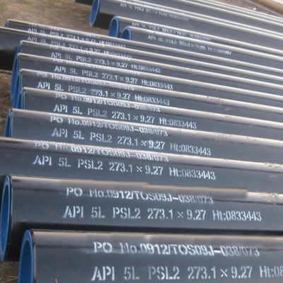 قطر لوله خروجی لوله فولادی کربن بدون درز API 5L-B 323.9mm 9.53mm DRL 1/8 -36 اینچ (10.3-914.4mm)