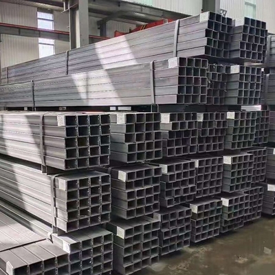 مستطیل ASTM 179 نورد گرم فولاد سیاه و سفید ERW لوله سازه فولادی 40*60
