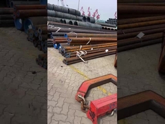 ASTM A106B لوله فولاد کربن بدون دنده قطر بزرگ طول متغیر 6-12m